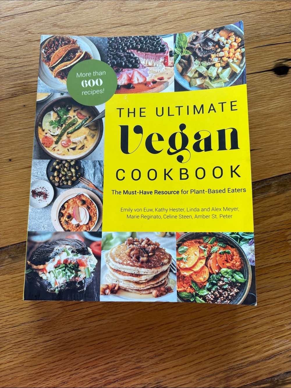 The Ultimate Vegan Cookbook - Yellow Cover